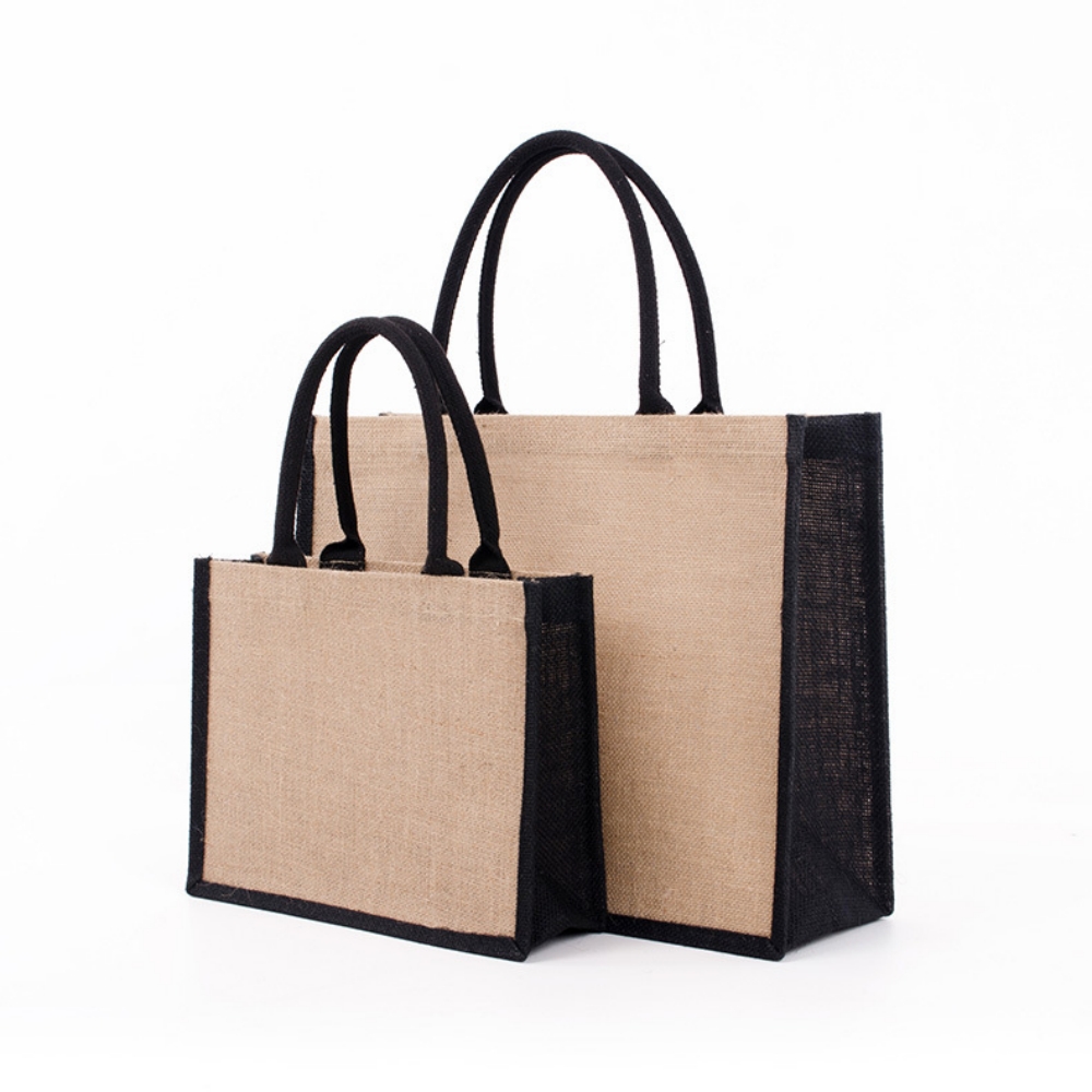 Women Bags Jute - Sac de courses écologique en toile