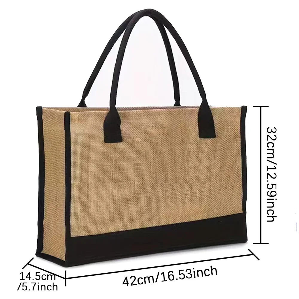 Sac de shopping en jute pour f - Women Bags Jute avis et prix