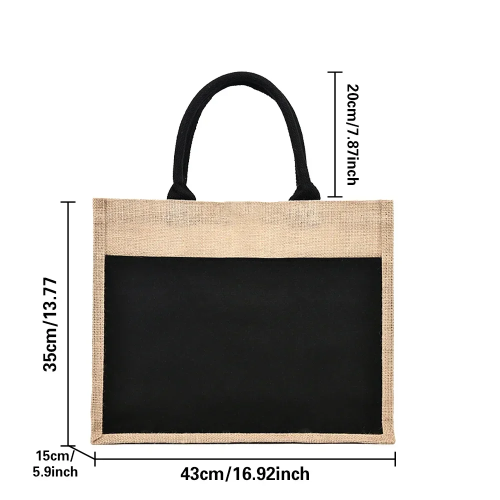 Sac fourre-tout réutilisable e - Women Bags Jute avis et prix